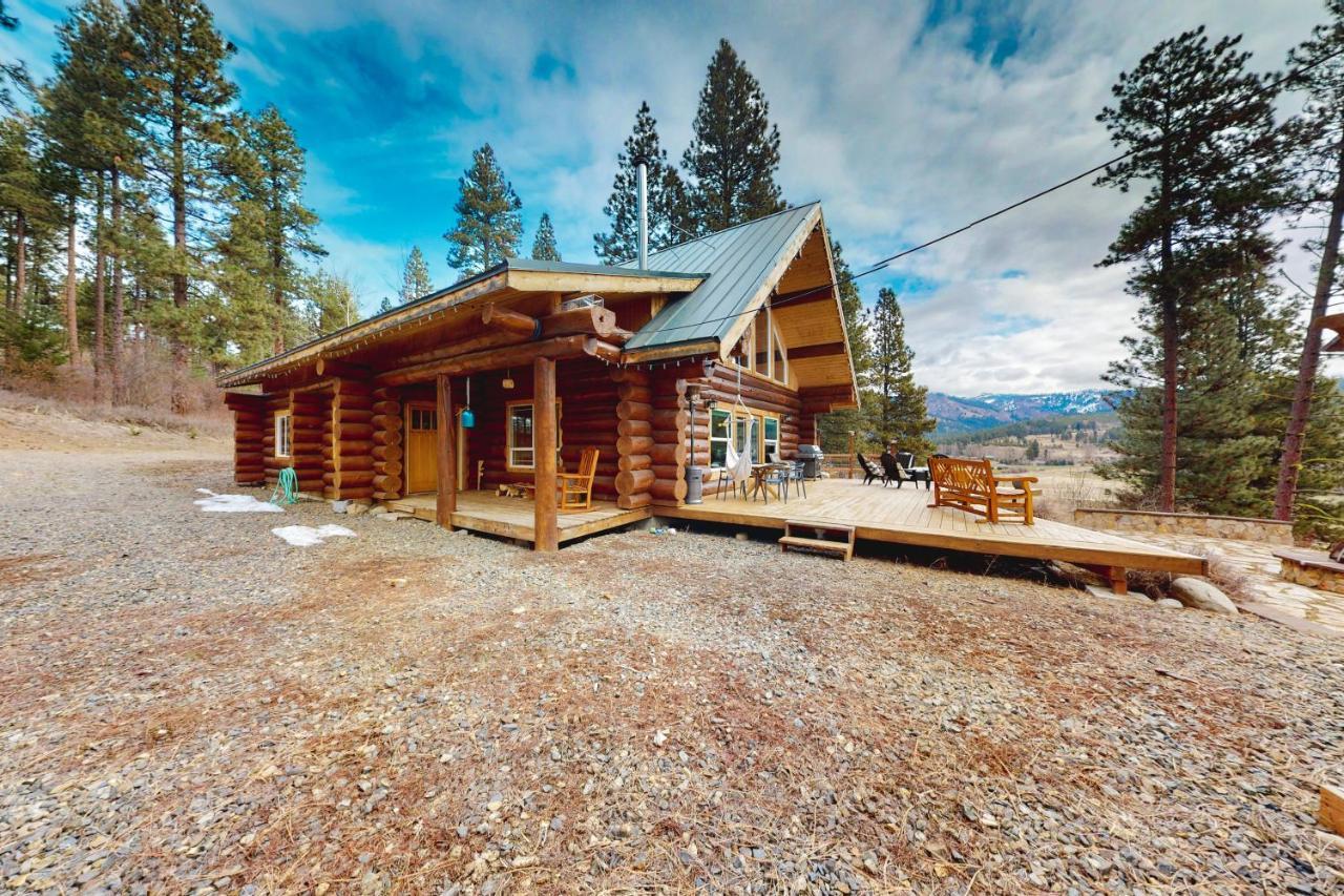 Ponderosa Log Cabin Villa Cle Elum Exterior foto